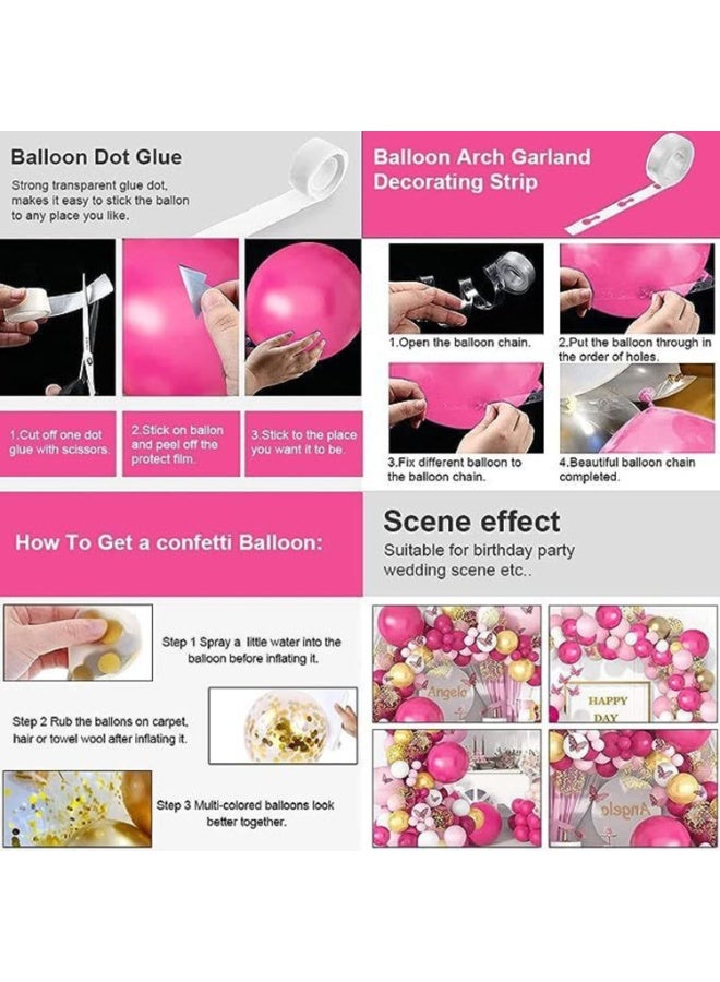 اسرلي وايت مجموعة زينة بالونات لأعياد الميلاد، قوس بالونات، زينة حفلات الزفاف، تصميم مشهد بالونات - Image 3